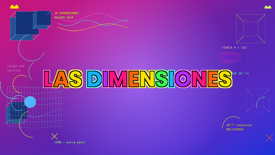 Hay más dimensiones de las que puedes ver (y quizás vivimos en una burbuja)