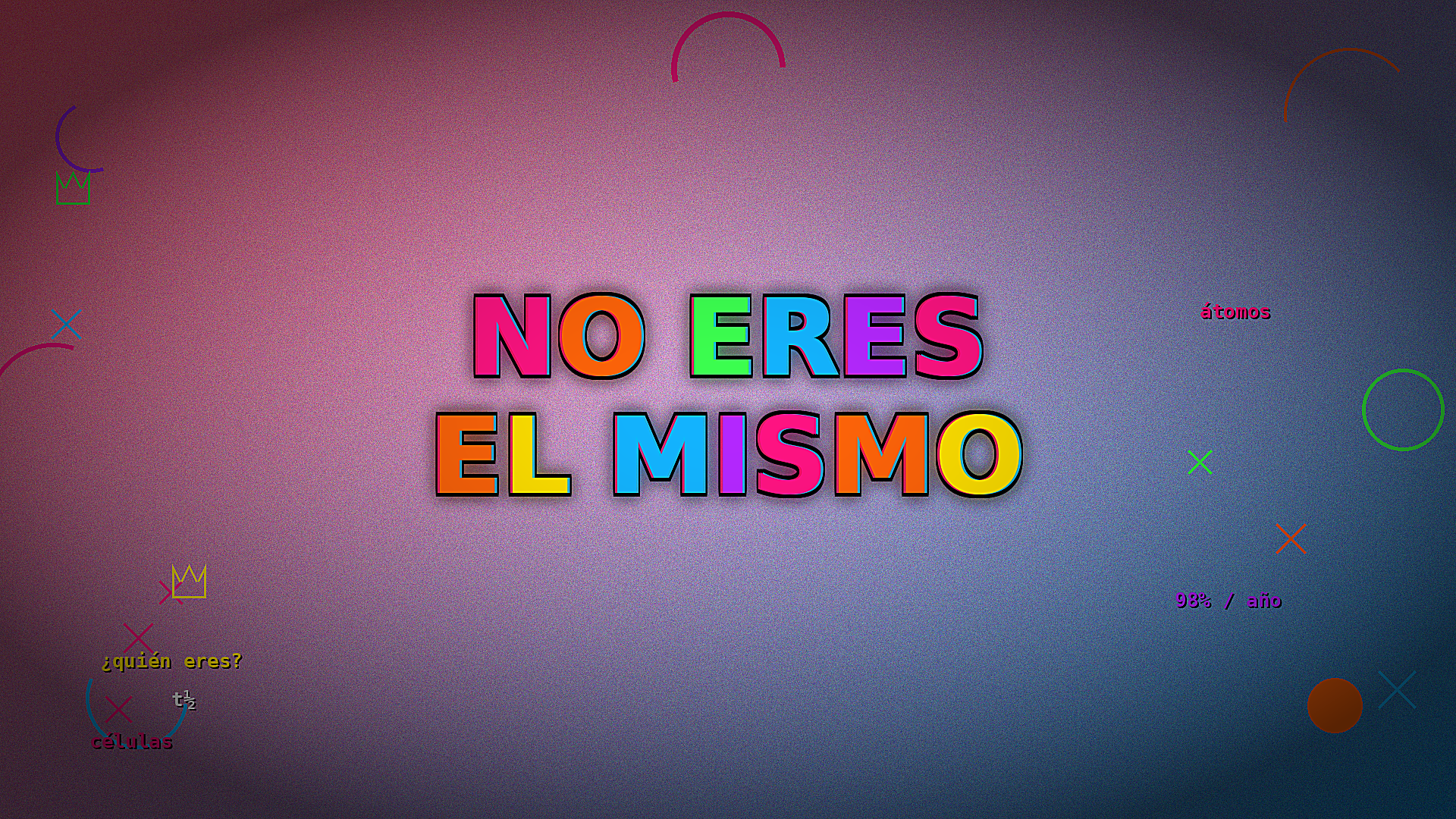 No eres el mismo de hace un año (casi todos tus átomos han sido reemplazados)